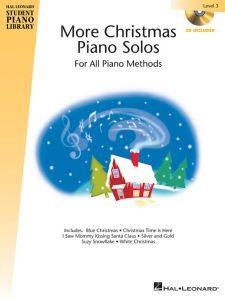 HAL LEONARD HAL Leonard Student Piano Library More Christmas Piano Solos Level 3 With Cd