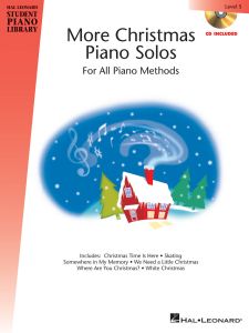 HAL LEONARD HAL Leonard Student Piano Library More Christmas Piano Solos Level 5 With Cd