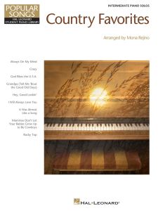 HAL LEONARD COUNTRY Favorites Intermediate Piano Solos Arranged By Mona Rejino