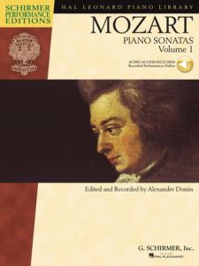 G SCHIRMER MOZART Piano Sonatas Volume 1 - Schirmer Performance Editions
