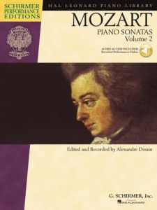 G SCHIRMER MOZART Piano Sonatas Volume 2 - Schirmer Performance Editions