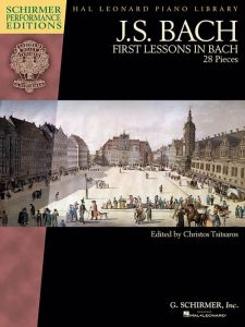 G SCHIRMER JS Bach First Lessons In Bach 28 Pieces