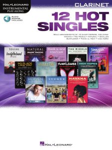 HAL LEONARD 12 Hot Singles For Clarinet