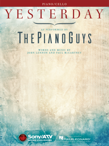 HAL LEONARD THE Piano Guys Yesterday For Piano Solo