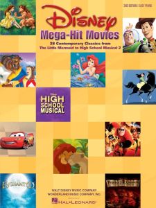 HAL LEONARD DISNEY Mega-hit Movies 38 Contemporary Classics For Easy Piano