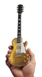 AXE HEAVEN GIBSON 1957 Les Paul Gold Top Mini Guitar Replica