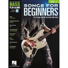 HAL LEONARD BASS Play-along Vol.3 Songs For Beginners