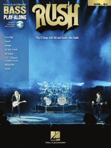 HAL LEONARD BASS Play-along Volume 61 Rush