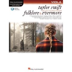 HAL LEONARD INSTRUMENTAL Play-along Taylor Swift Selections From Folklore & Evermore Viola