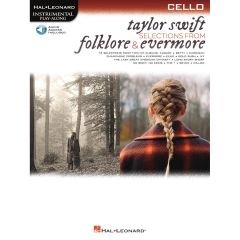 HAL LEONARD INSTRUMENTAL Play-along Taylor Swift Folklore & Evermore For Cello