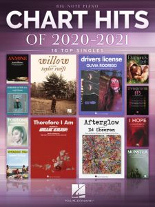 HAL LEONARD CHART Hits Of 2020-2021 For Big Note Piano