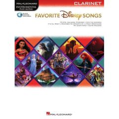 HAL LEONARD INSTRUMENTAL Play-along Favorite Disney Songs For Clarinet