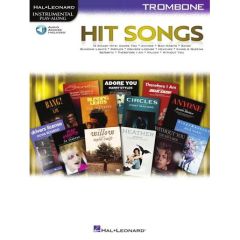 HAL LEONARD INSTRUMENTAL Play-along Hit Songs For Trombone