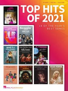 HAL LEONARD TOP Hits Of 2021 For Piano/vocal/guitar