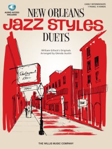 WILLIS MUSIC NEW Orleans Jazz Style Duets Arranged By Glenda Austin Cd Included
