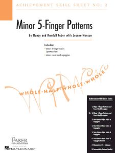 FABER ACHIEVEMENT Skill Sheet No. 2 Minor 5-finger Patterns