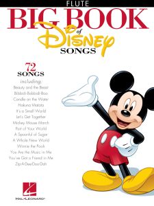 HAL LEONARD BIG Book Of Disney Songs 72 Songs Arranged For Flute