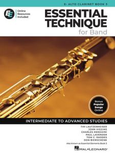 HAL LEONARD ESSENTIAL Technique For Band Book 3 Alto Clarinet With Onlin Resources (2025)