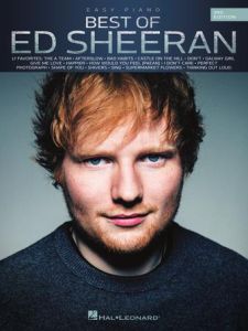 HAL LEONARD BEST Of Ed Sheeran For Easy Piano 3rd Edition