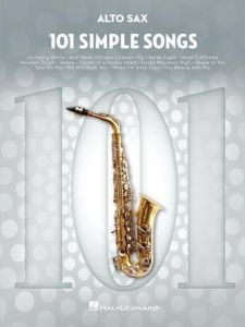 HAL LEONARD 101 Simple Songs For Alto Sax