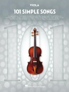 HAL LEONARD 101 Simple Songs For Viola