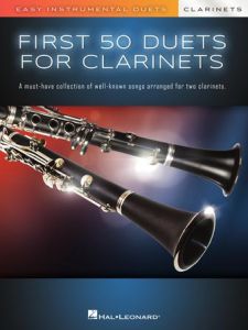HAL LEONARD FIRST 50 Duets For Two Clarinets Easy Instrumental Duets