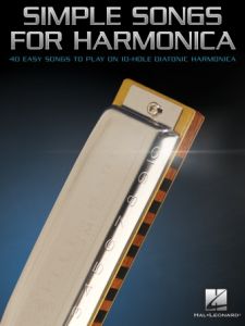 HAL LEONARD SIMPLE Songs For Harmonica 40 Easy Songs To Play On 10-hole Harmonica