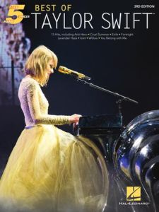HAL LEONARD BEST Of Taylor Swift 3rd Edition For Five Finger Piano