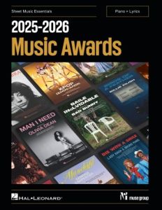 HAL LEONARD 2025-2026 Music Awards For Piano/vocal