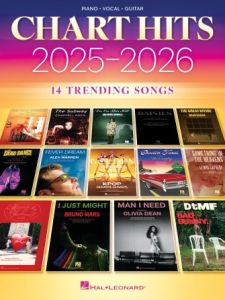 HAL LEONARD CHART Hits 2025-2026 For Piano/vocal/guitar