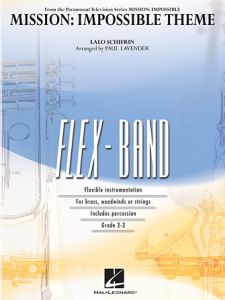 HAL LEONARD MISSION Impossible Theme Flex Band Conductor Score Only