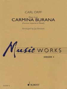 SCHOTT ORFF Music From Carmina Burana Fortuna Imperatrix Mundi For Wind Band Grade 3