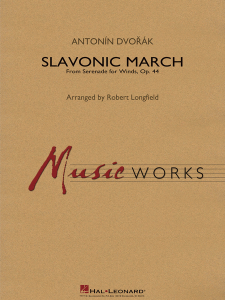 HAL LEONARD SLAVONIC March (from Serenade For Winds Op.44) Concert Band Level 4