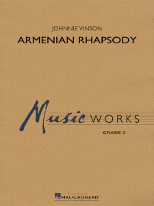 HAL LEONARD ARMENIAN Rhapsody Concert Band Level 3 Score & Parts By Johnnie Vinson