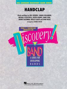 HAL LEONARD HANDCLAP Hl Discovery Concert Band Level 1.5 By Fitz & The Tantrums