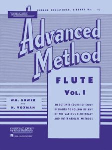 RUBANK ADVANCED Method For Flute Vol.1 By H.voxman & Wm.gower