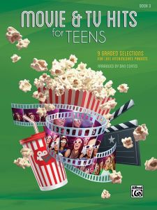 ALFRED MOVIE & Tv Hits For Teens Book 3 Late Intermediate Piano Solo