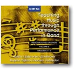 GIA PUBLICATIONS TEACHING Music Through Perf In Band Vol 4 3-cd Set (gr. 4-5)