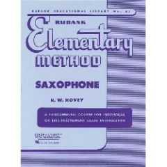 RUBANK ELEMENTARY Method For Saxophone By N.w. Hovey
