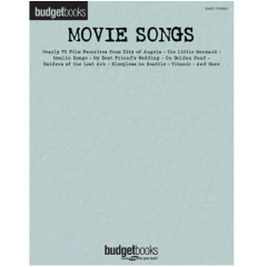 HAL LEONARD MOVIE Songs Budget Books Easy Piano Arrangements