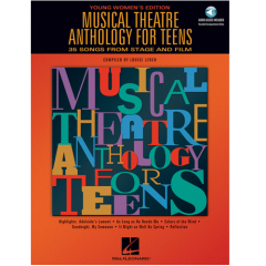 HAL LEONARD MUSICAL Theatre Anthology For Teens Young Women's Edition With Cd