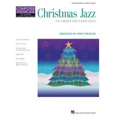 HAL LEONARD CHRISTMAS Jazz Six Carols For Intermediate Piano Solo By Mike Springer