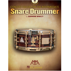 HAL LEONARD CONCERT Solos For The Intermediate Snare Drummer By Garwood Whaley Cd Included