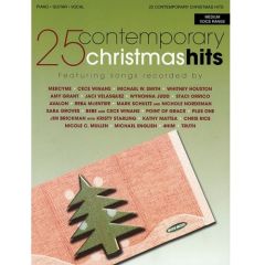 HAL LEONARD 25 Contemporary Christmas Hits For Piano Vocal Guitar
