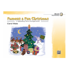 ALFRED FAMOUS & Fun Piano Series 1 Christmas By Carol Matz Elementary Piano