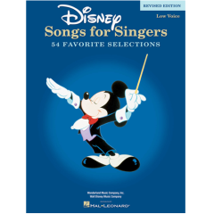HAL LEONARD DISNEY Songs For Singers 45 Classics For Low Voice