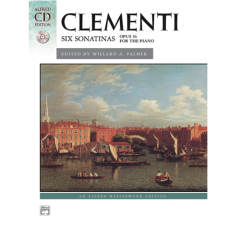 ALFRED CLEMENTI Six Sonatina Opus 36 For Piano Edited By Palmer Book & Cd