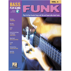 HAL LEONARD BASS Play-along Funk Play 8 Favorite Songs With Sound-alike Cd Tracks