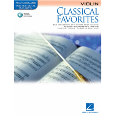HAL LEONARD INSTRUMENTAL Play-along Classical Favorites Violin W/cd
