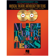 HAL LEONARD MUSICAL Theatre Anthology For Teens Young Women's Edition Accompaniment Cds